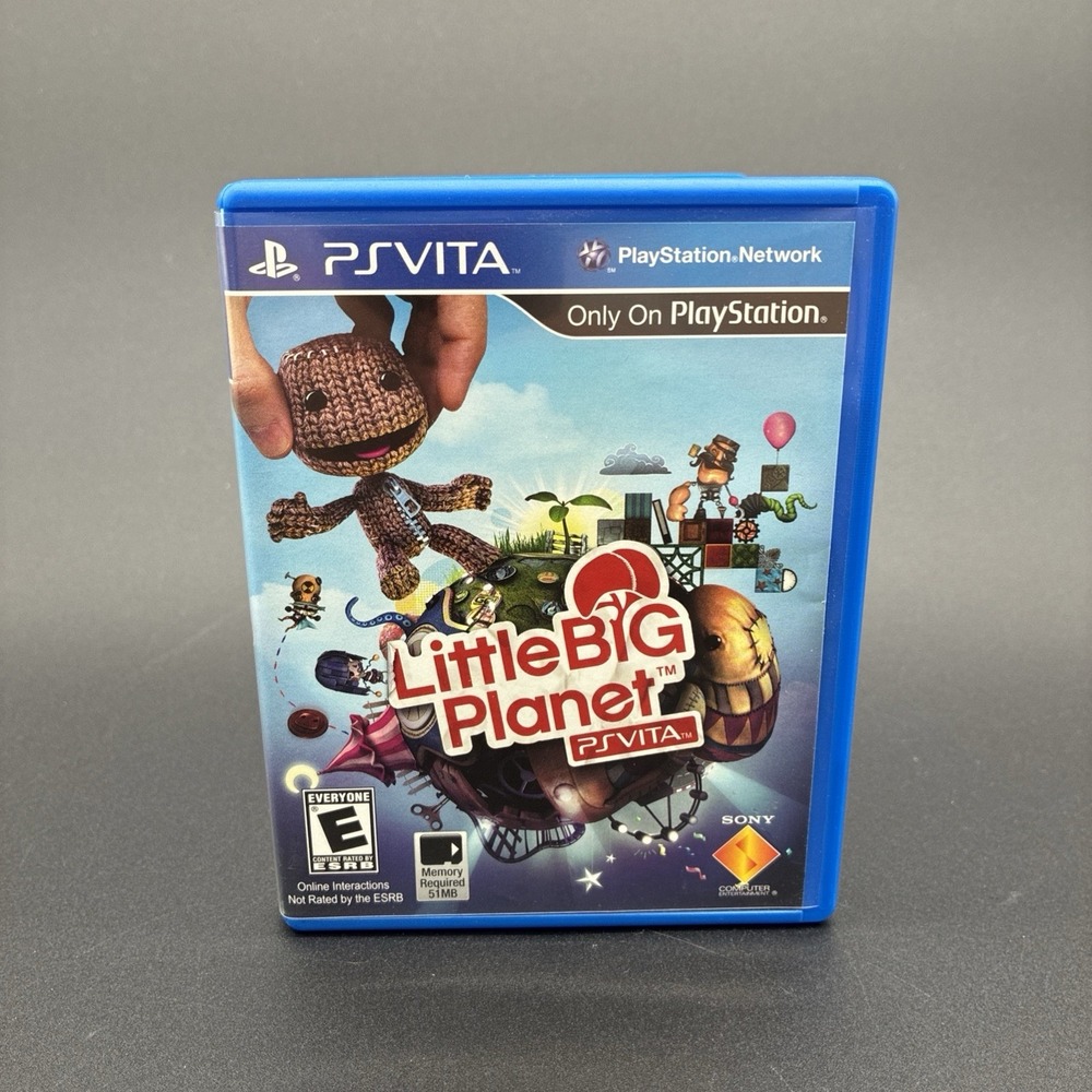 LittleBigPlanet PS Vita Sony PlayStation Vita 2012 Complete CIB